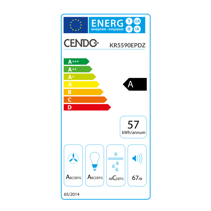 Wand Afzuigkap | KR5590EPDZ