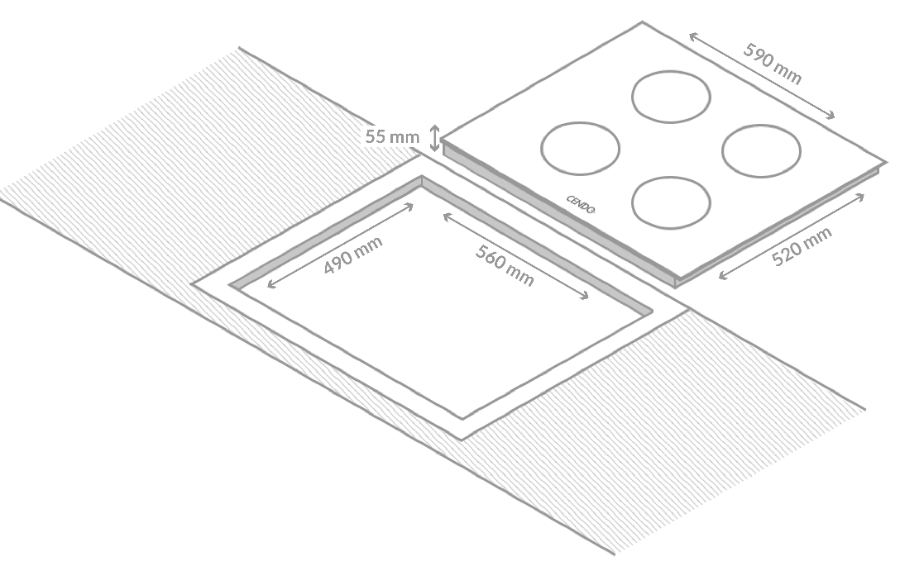 Flex Inductie Kookplaat | KR91FITS