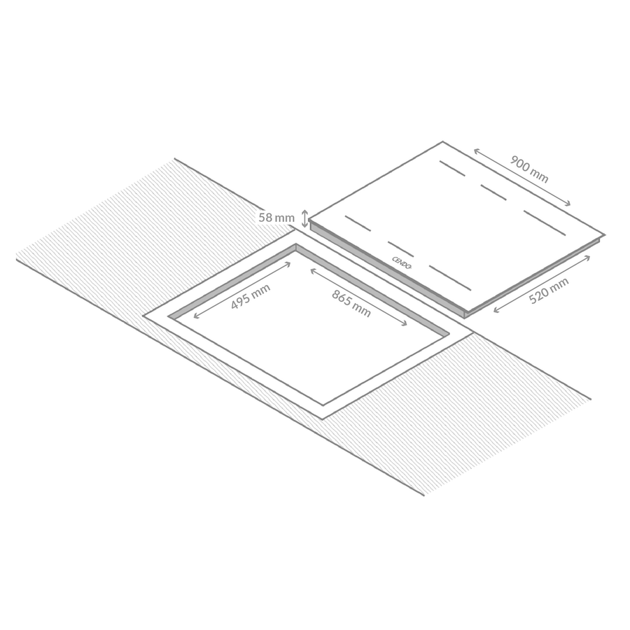 Flex Inductie Kookplaat | KR99FI3TS