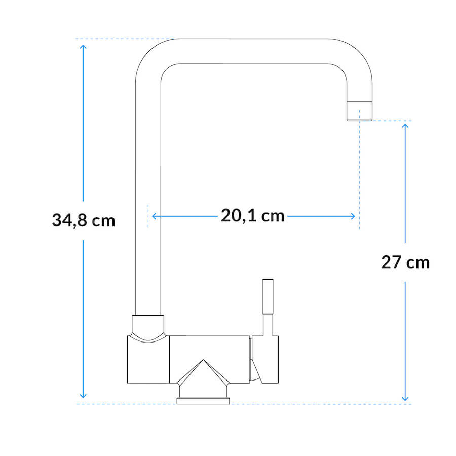 Keuken Kraan Onder Raam | KK23KLBRVS